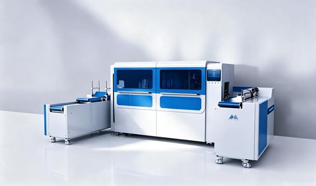 Автоматическая машина MF-ARIM210 для вставки резиновой ленты в книжные блоки 