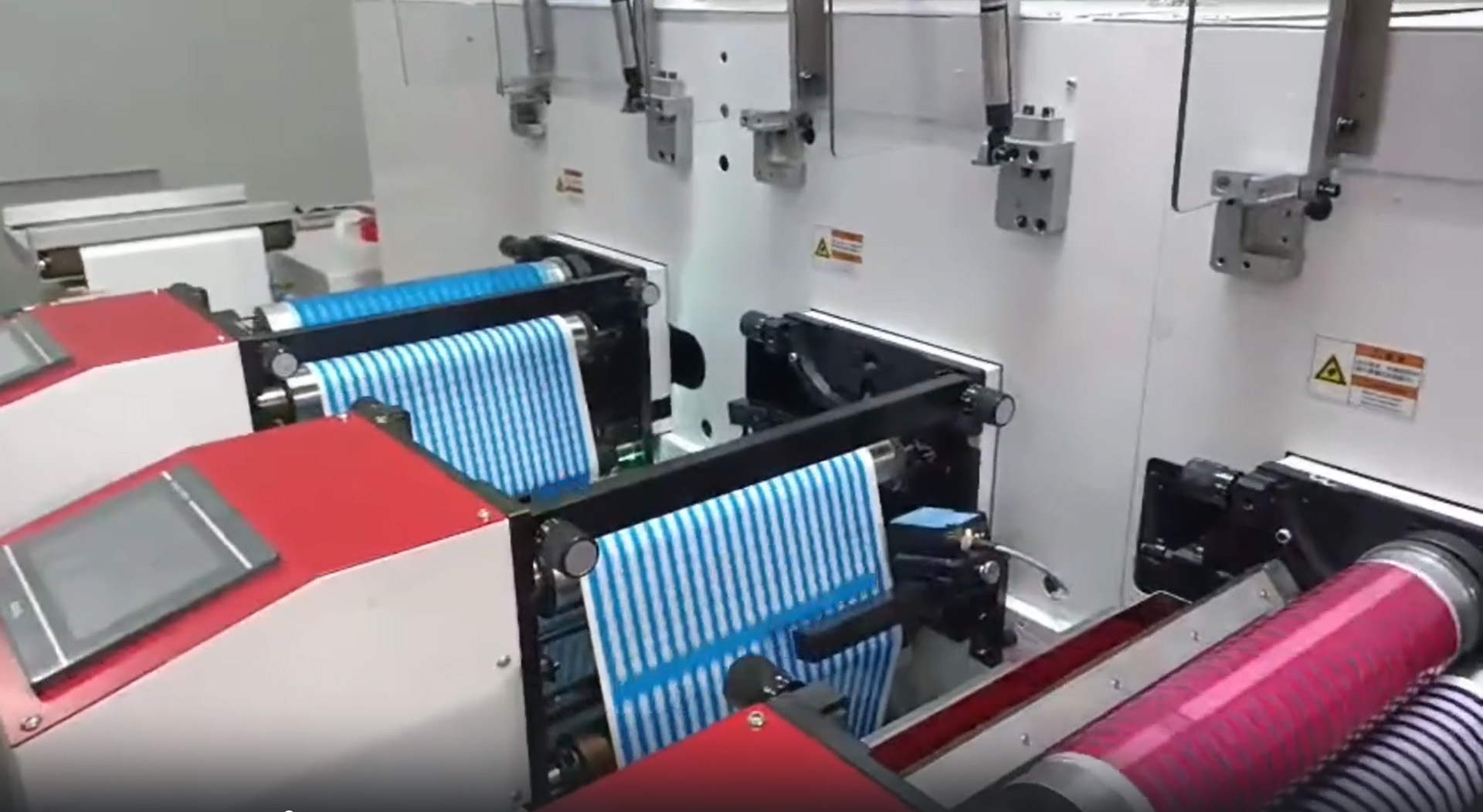 Приёмка флексографской машины Donghang DHF20350-8 и перемотки DABA DBFQ-370H